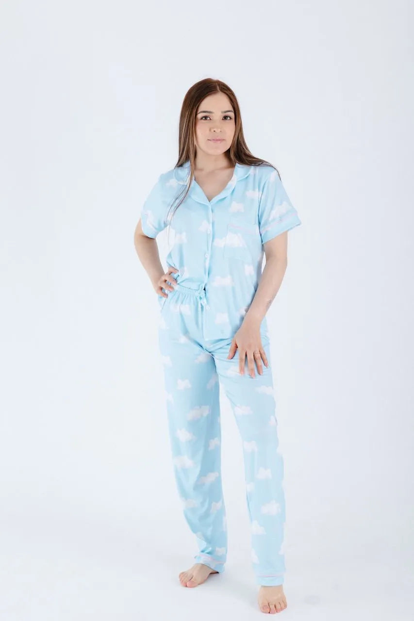 Pijama Pantalon Nubes