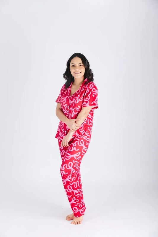Pijama Pantalon Red Ribbons