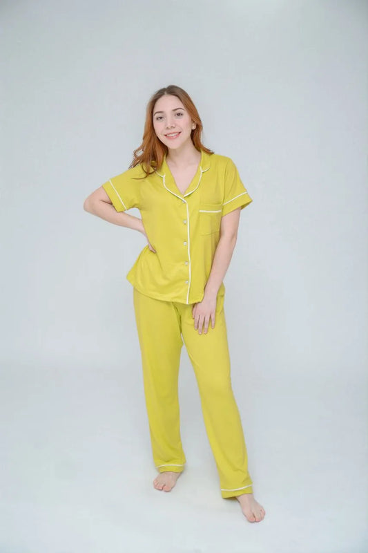 Pijama Pantalon Amarilla
