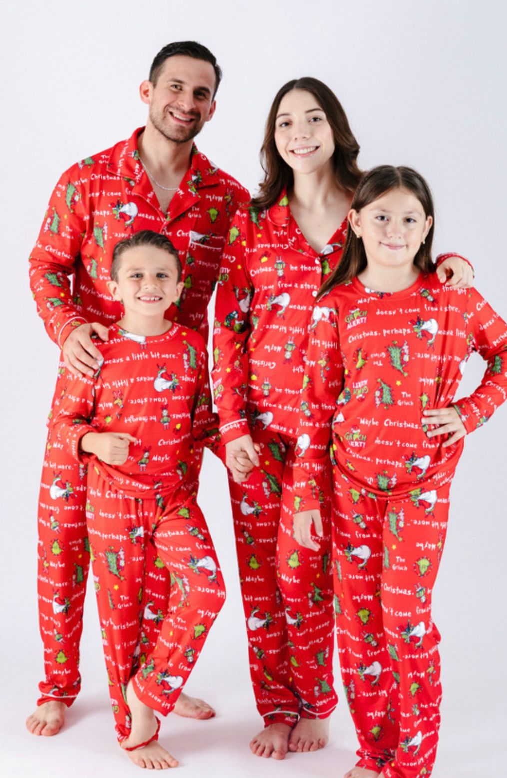 Pijama Navidad Roja Merry Grinchmas