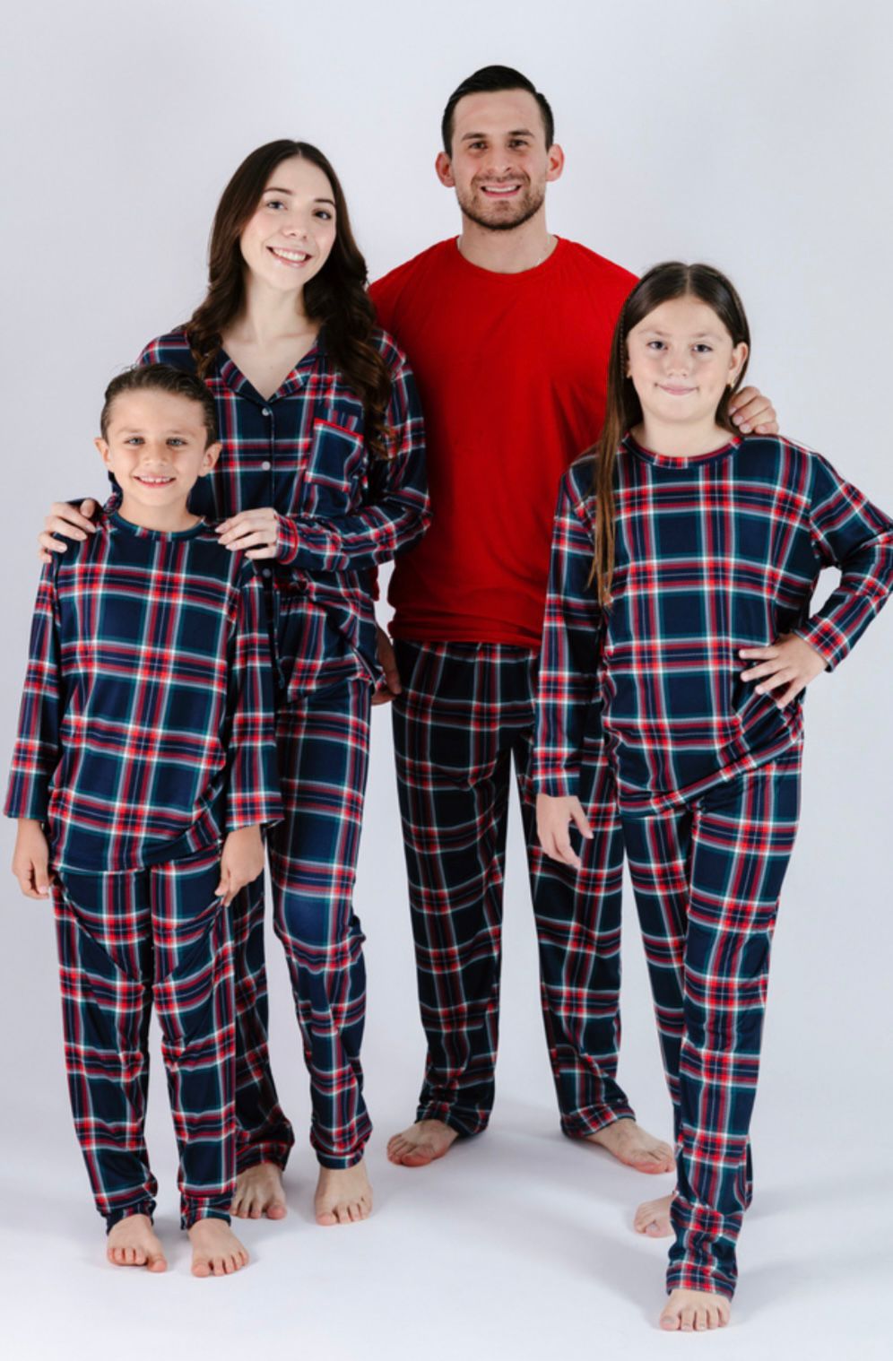 Pijama Navidad Azul Vintage