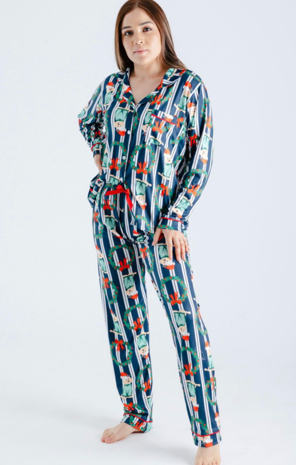 Pijama Navidad Lineas Perrito