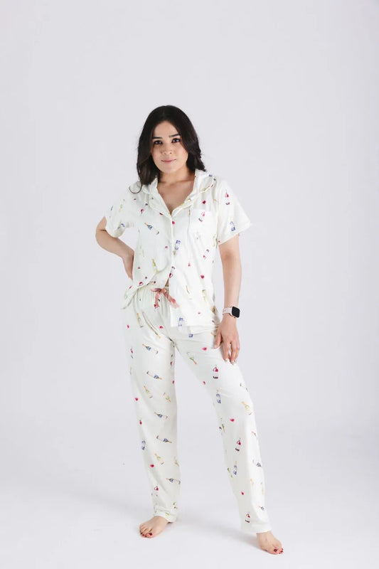 Pijama Pantalon Wine Night