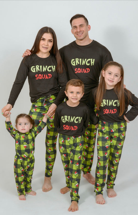 Pijama Navidad Grinch Squad