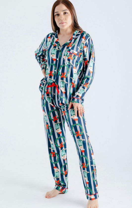 Pijama Navidad Lineas Perrito